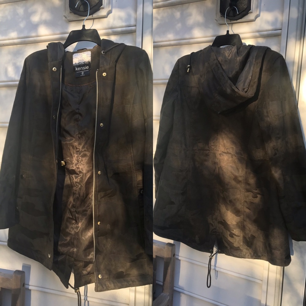 Camo/ Deep green army colored jacket